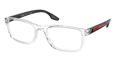 prada linea rossa glasses clear